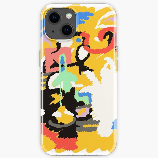 faces scribble album cover iPhone Soft Case