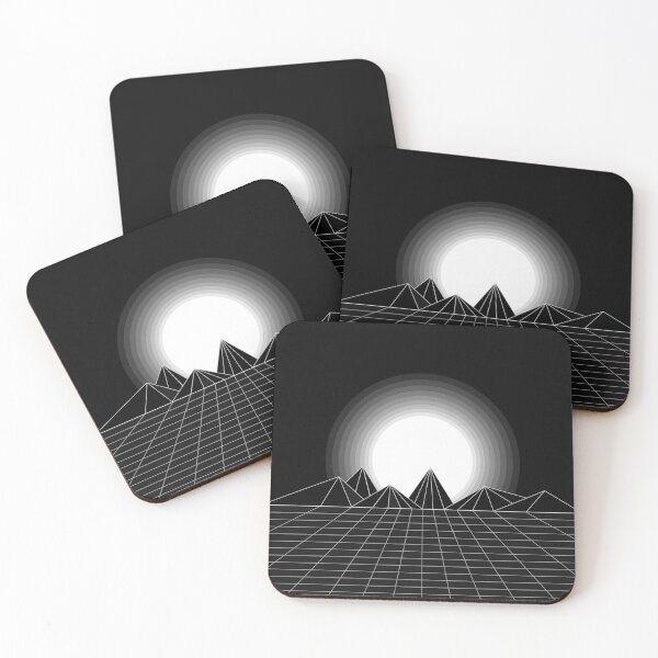 Item preview, Scifi Grid Mountains designed and sold by MbyMorganK.