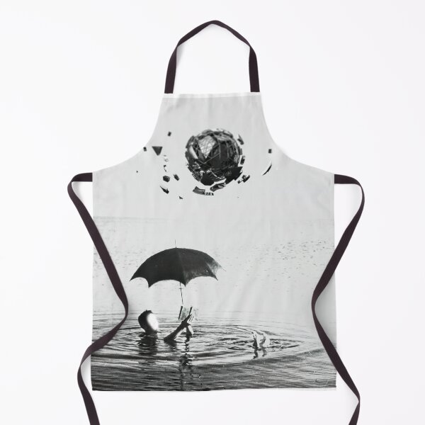 Item preview, Man In Ocean With Abstract 3D Sphere designed and sold by Infatuation (Alec MacDonald).