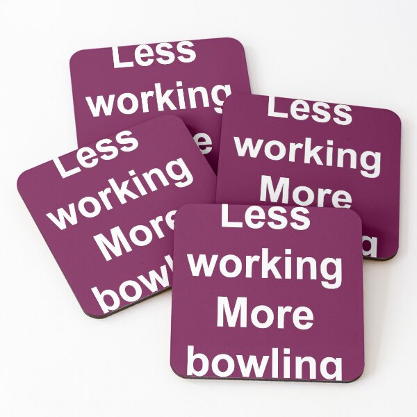 Item preview, Bowling-Less More Funny Quotes Bowler Gift Ideas designed and sold by Sugar-Magnolia.