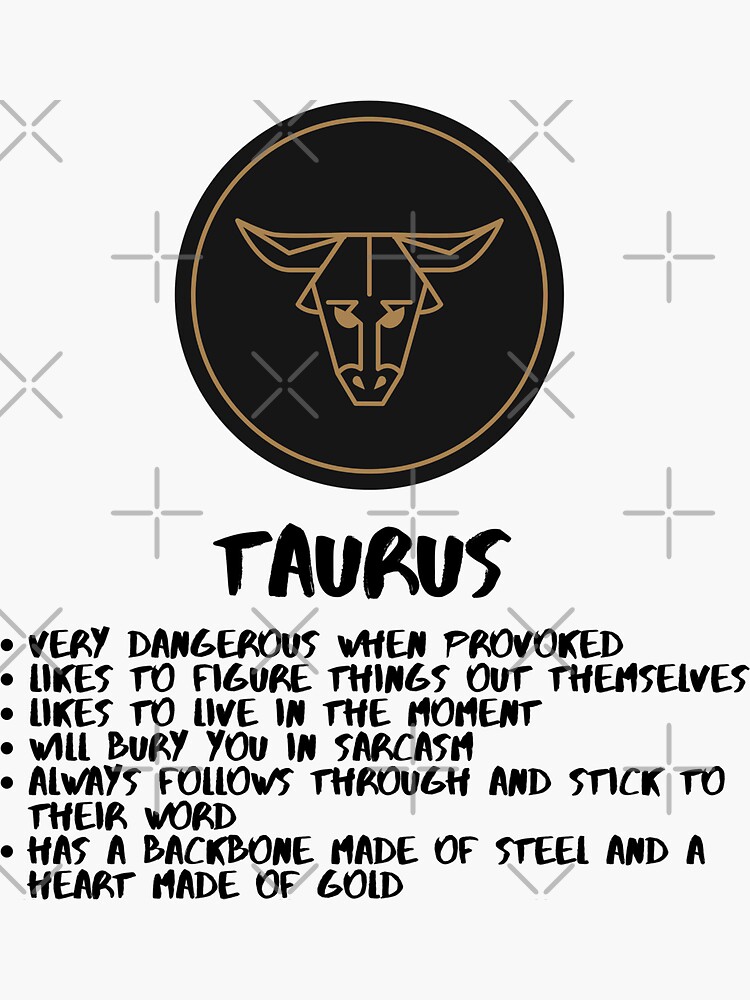 Taurus Zodiac Funny Description