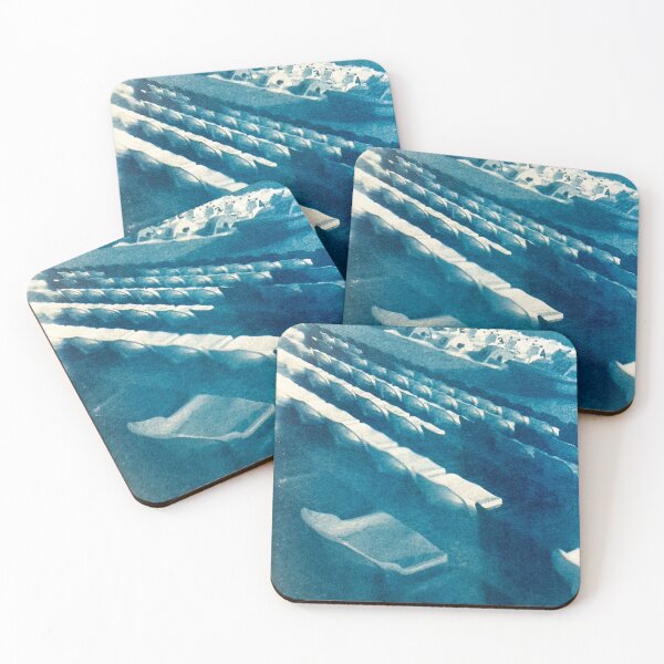 Item preview, Chairs on the lake cyanotype print designed and sold by Milicatart.