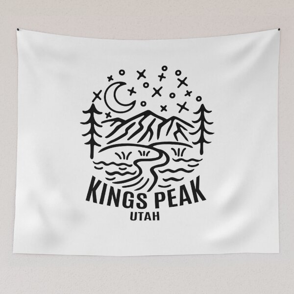Item preview, Kings Peak Sketch  designed and sold by HalpinDesign.