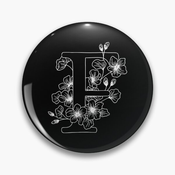 Item preview, Monogram Letter F_Black and White designed and sold by kklonat.