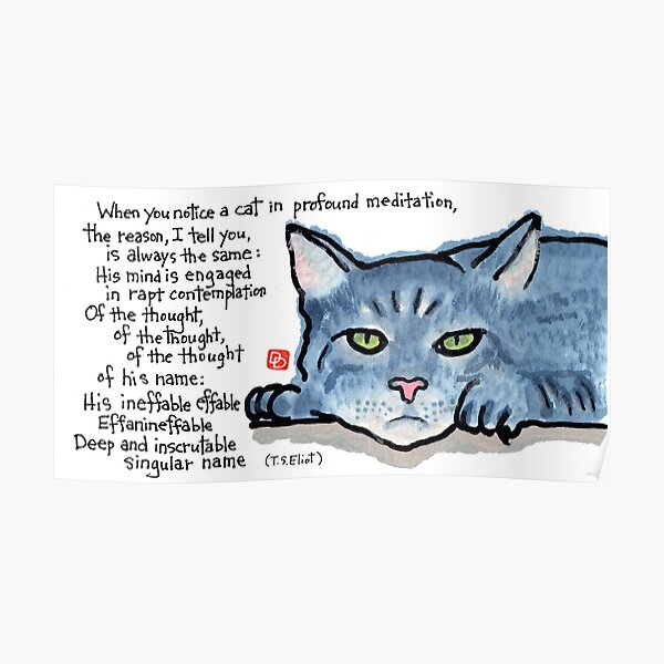 The Naming of Cats (Eliot's Cats Series) Poster