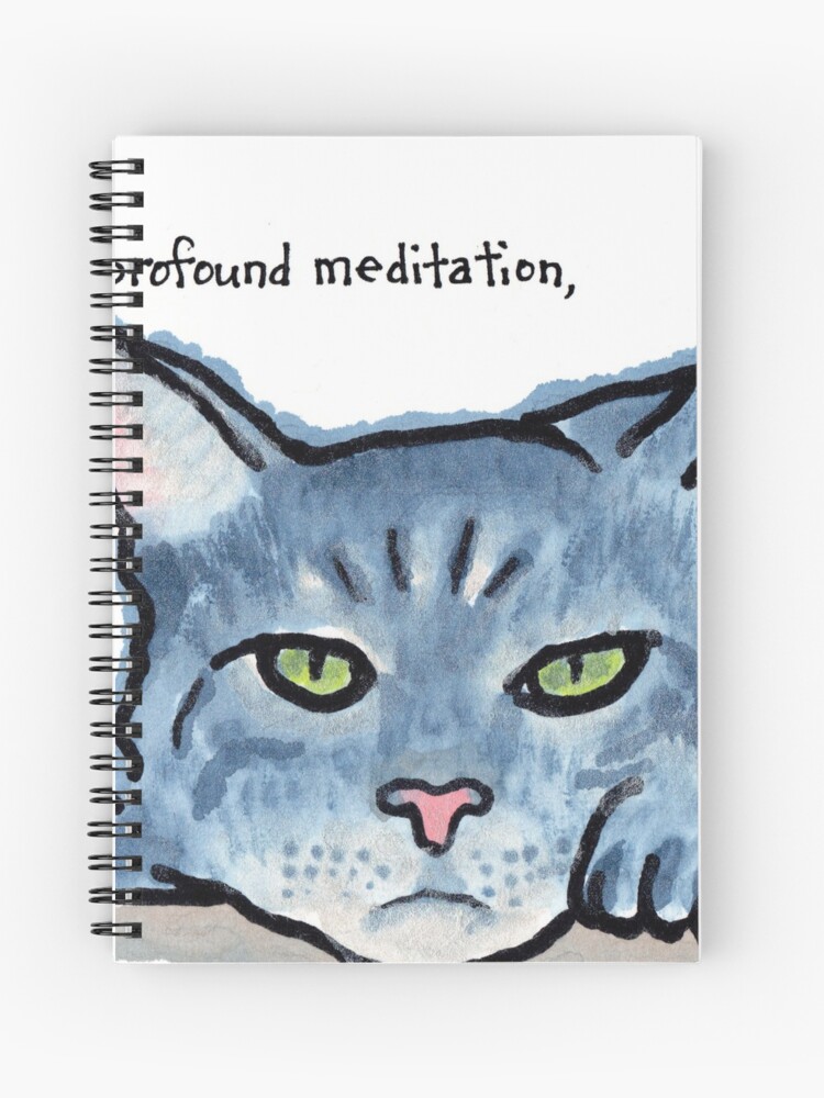 The Types of Cat Loaf Spiral Notebook for Sale by usclaireforce