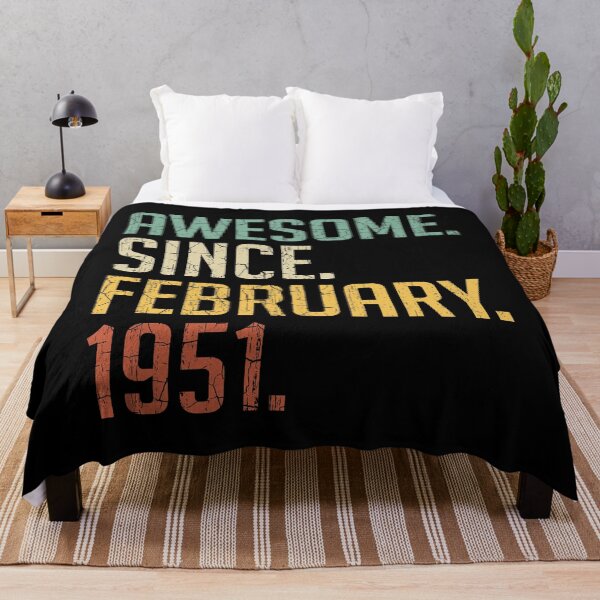 Item preview, Awesome Since February 1951 70th Birthday Gift 70 Years Old Vintage February 1951 designed and sold by Takatv.