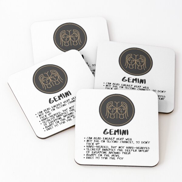Item preview, Gemini Zodiac Funny Description designed and sold by ricknosis.