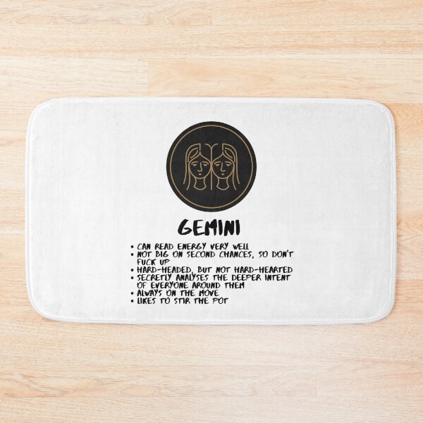 Item preview, Gemini Zodiac Funny Description designed and sold by ricknosis.