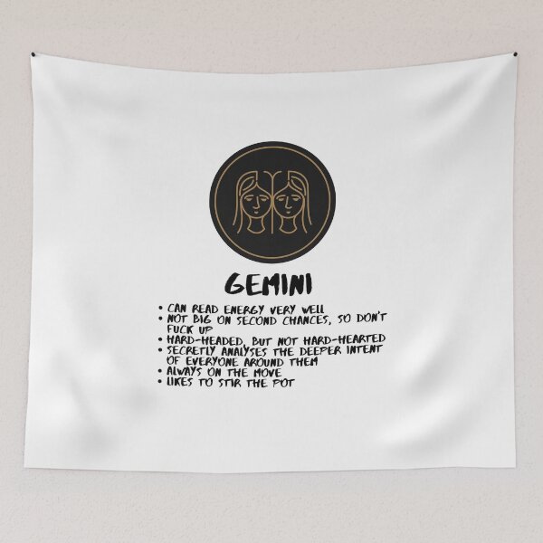 Item preview, Gemini Zodiac Funny Description designed and sold by ricknosis.