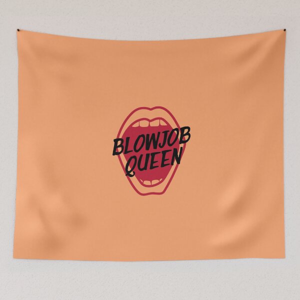 Item preview, Blowjob queen nsfw design gift funny mask designed and sold by AESMdesigns.