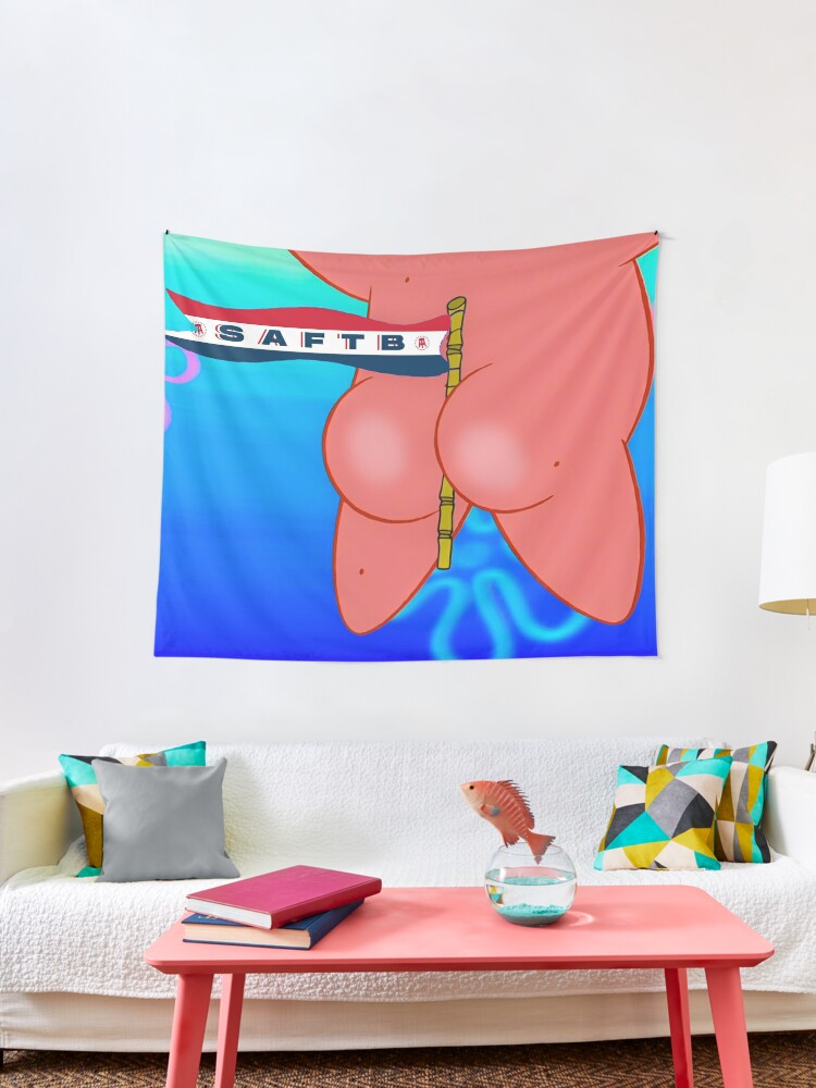 Spongebob Saturdays Are For The Boys Tapestry By Collegeart Redbubble