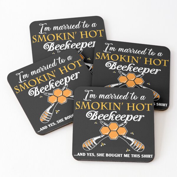 Item preview, I'm married to a Smokin' Hot Beekeeper designed and sold by GeniusDesignArt.