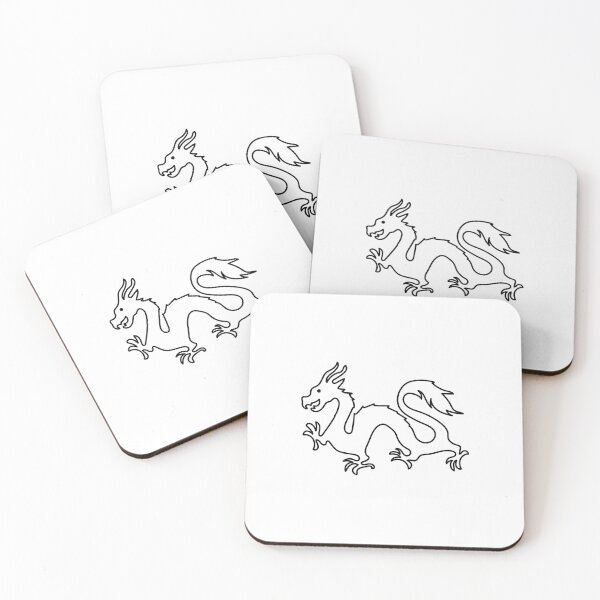 Item preview, Simple Dragon Outline designed and sold by Line Design.