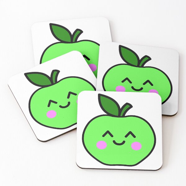Item preview, Cute Happy Apple designed and sold by TrueTrippyArts.