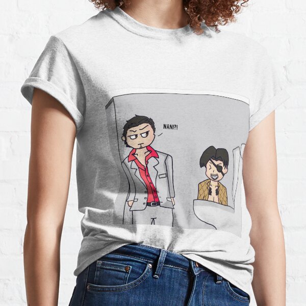 majima everywhere: bathroom stall Classic T-Shirt