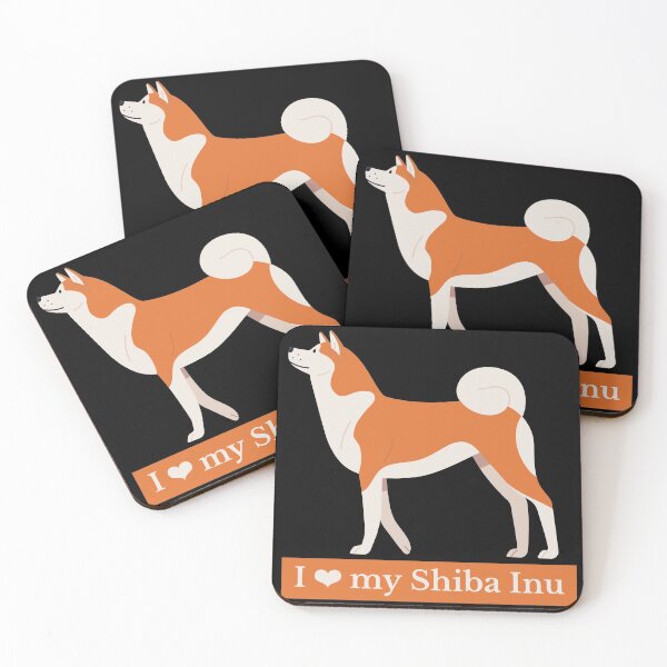 Item preview, I ❤ My Shiba Inu designed and sold by curatable.