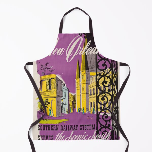 Item preview, New Orleans retro poster designed and sold by CorasPosters.