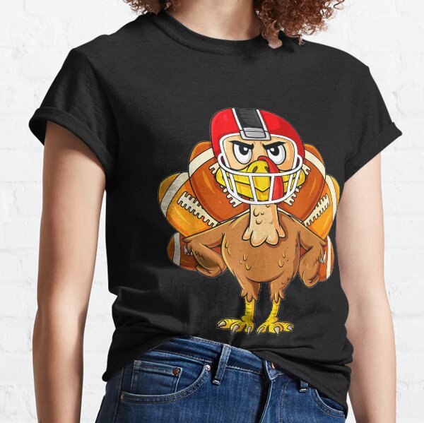 Item preview, Thanksgiving Turkey Football Player Funny Boys Girls  designed and sold by LaThresRice.