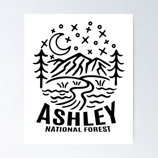 Item preview, Ashley National Forest Sketch  designed and sold by HalpinDesign.
