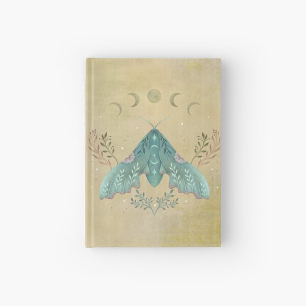 Luna and Moth - Oriental Vintage Hardcover Journal