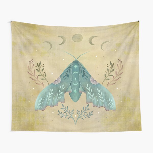 Item preview, Luna and Moth - Oriental Vintage designed and sold by episodicDrawing.