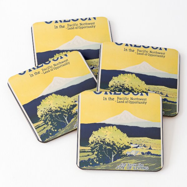 Item preview, Oregon retro poster designed and sold by CorasPosters.