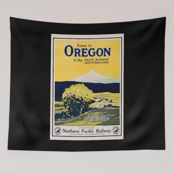Item preview, Oregon retro poster designed and sold by CorasPosters.