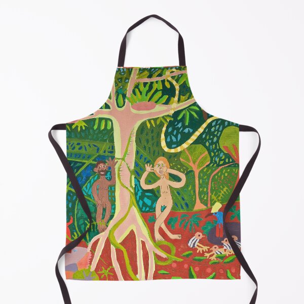 Item preview, Adam and Eve in the Rainforest Zionart Zion Levy Stewart designed and sold by Zion Levy Stewart.