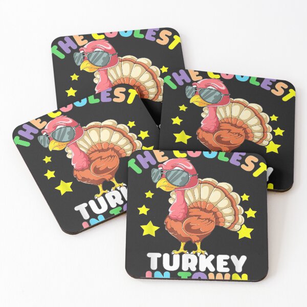Item preview, The Coolest Turkey In Town Happy Thanksgiving designed and sold by LaThresRice.