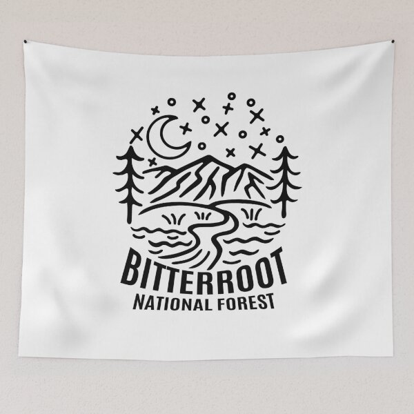 Item preview, Bitterroot National Forest Sketch  designed and sold by HalpinDesign.