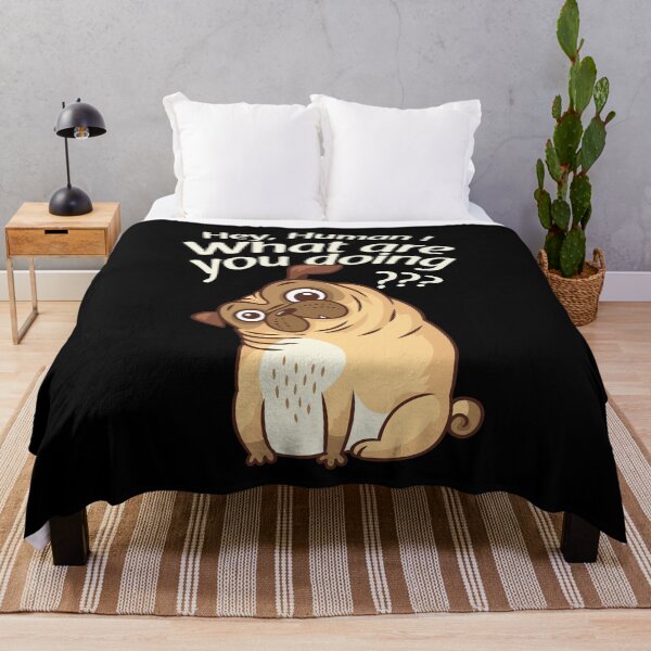 Item preview, Dog Meme - What are you doing - Cute Pug | Tagadog designed and sold by tagadog.