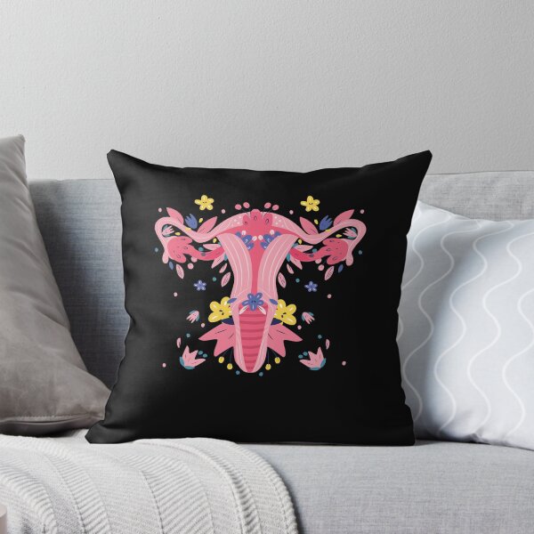 Aperçu de l'œuvre Floral vagina Funny floral woman uterus Women's rights créée et vendue par NEMRYS.