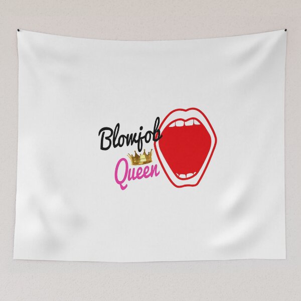 Item preview, Blowjob queen nsfw design gift funny mask designed and sold by AESMdesigns.