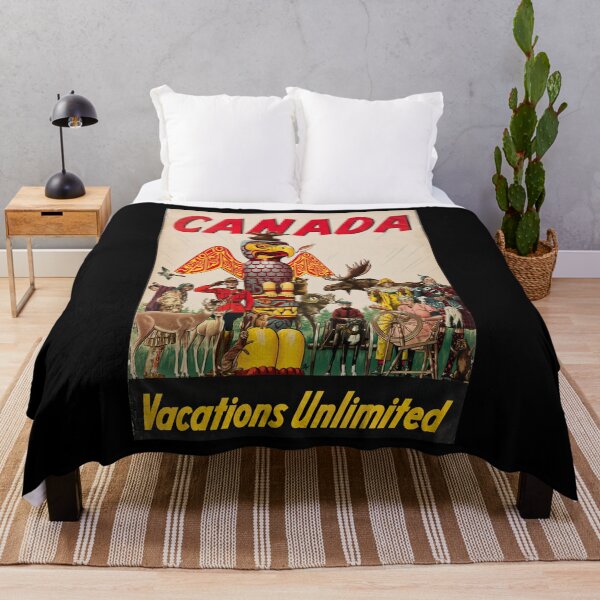 Item preview, Canada retro poster designed and sold by CorasPosters.