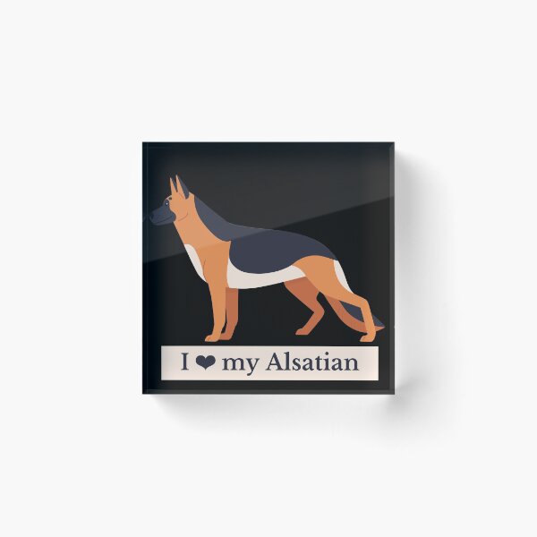 Item preview, I ❤ My Alsatian designed and sold by curatable.
