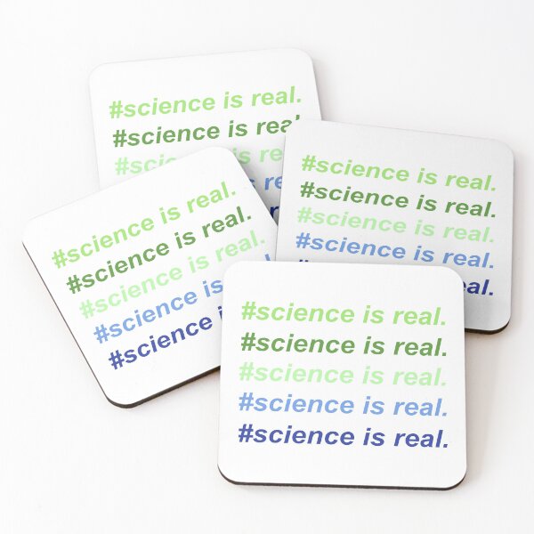 Item preview, #Science is Real. designed and sold by Theatric Prints.