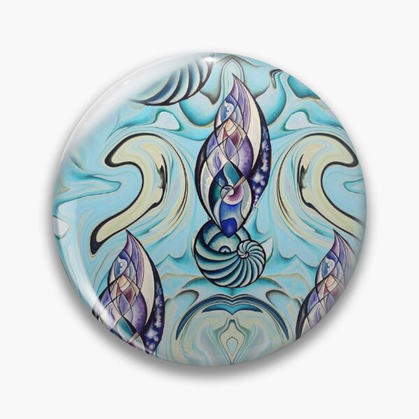 Item preview, Fibonacci in Blue  designed and sold by Michell Rosenthal.