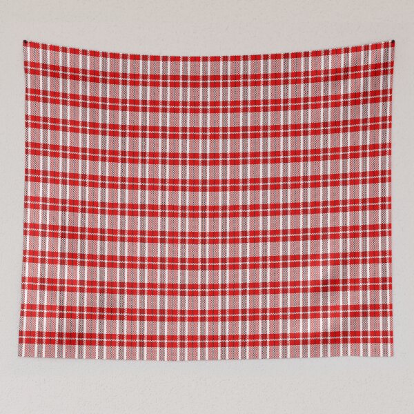 Item preview, Red and white large checker bag tartan pattern designed and sold by natalyon.