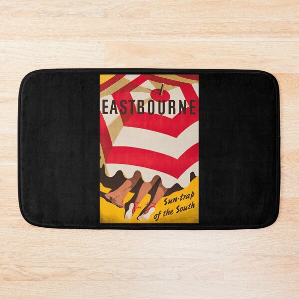 Item preview, Eastbourne retro poster designed and sold by CorasPosters.