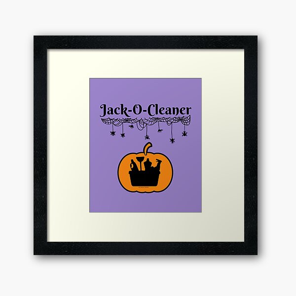 Item preview, Jack-O-Cleaner Funny Cleaning Halloween Cleaning Supplies Pumpkin Fun designed and sold by SavvyCleaner.