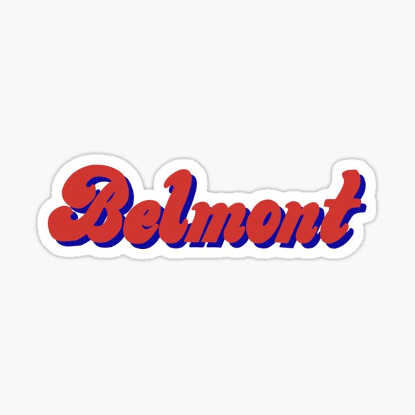 Belmont University Mascot Logo Cornhole Decal