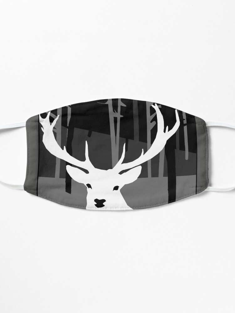Alternate view of Hunt Door County Wisconsin Mask