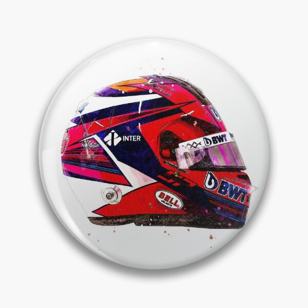 Item preview, F1 2020 Sergio Perez Racing Point Crash Helmet designed and sold by d25bev.