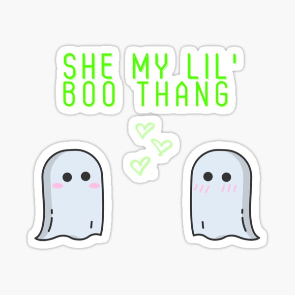 Shawty a Lil Baddie, she My Lil Boo Thang Sticker - Sticker Graphic - Auto,  Wall, Laptop, Cell, Truck Sticker for Windows, Cars, Trucks
