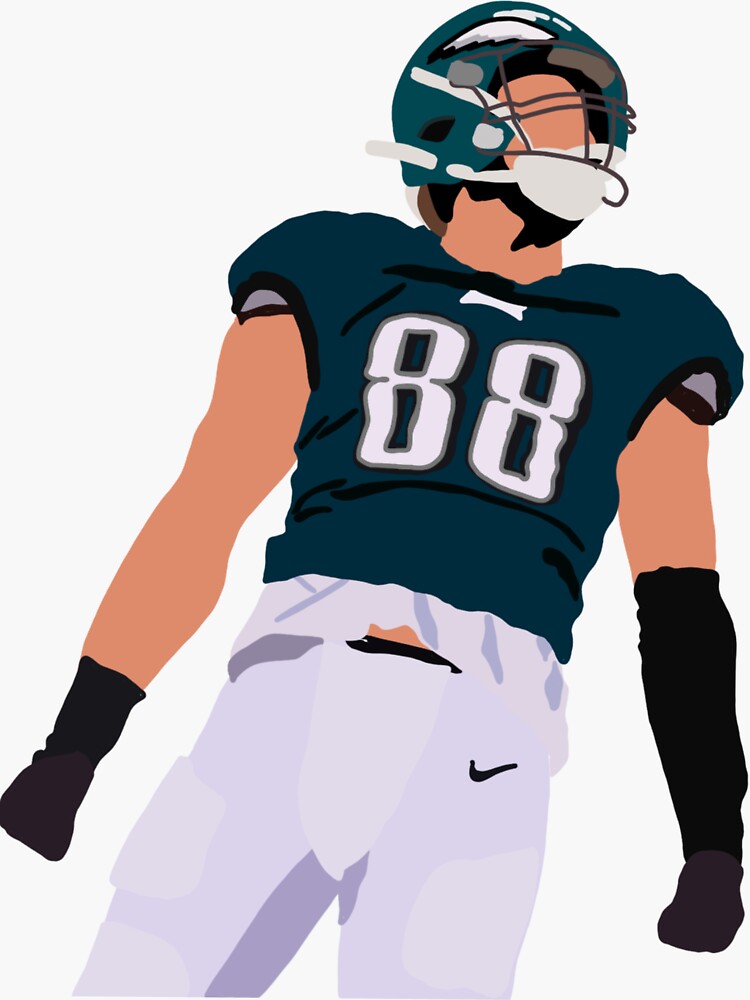 Dallas Goedert 88 Philadelphia Eagles football player poster shirt