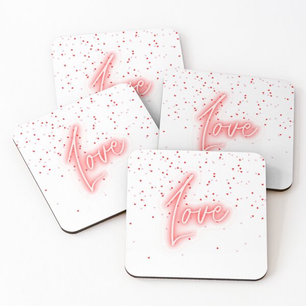 Item preview, Love with Red and Pink Hearts designed and sold by 2creativos.