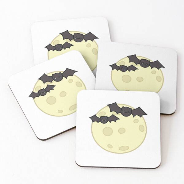 Artikelvorschau, Niedliche Fledermäuse und Mond Halloween Design von Tatyana Deniz entworfen und verkauft von Tatyana Deniz.