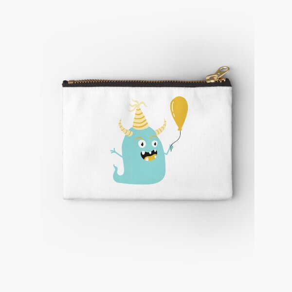 Item preview, Miss Toothy Teal Blob Monster designed and sold by wildflowerperks.