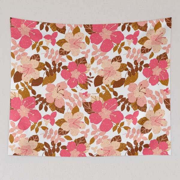 Item preview, Hibiscus in Autumn- White designed and sold by MeganSteer.